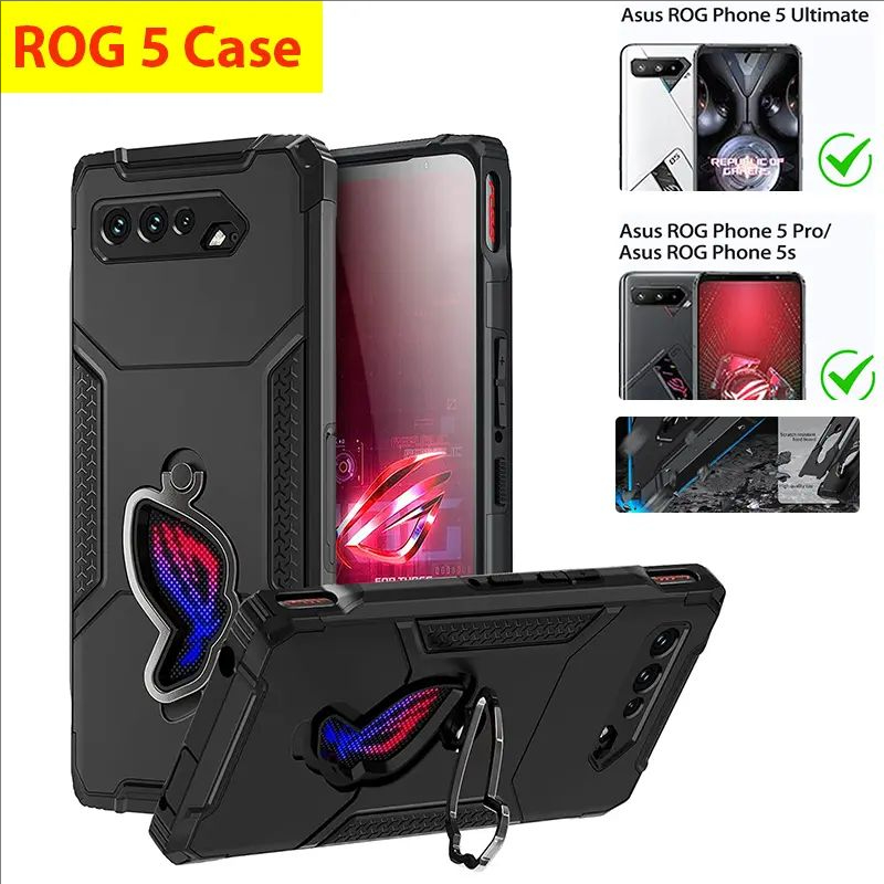 Pc Gaming Case - Casing Ponsel ROG 5 Tahan Benturan