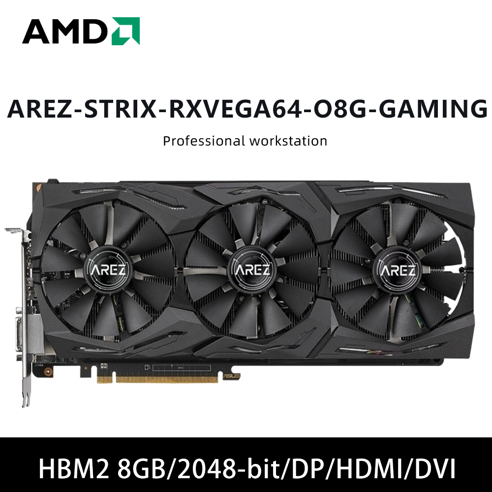 Pc Gaming Graphics Card - Kartu grafis ASUS AREZ STRIX RXVEGA64