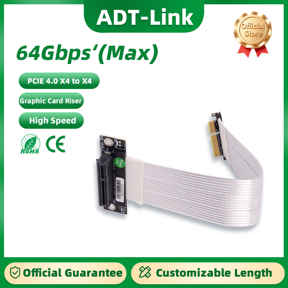 Pcie Riser Cable - ADT-Link K22SL-TL PCIE 4.0 X4 Ke