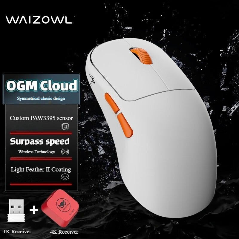 Pc Gaming Cloud - Waizowl OGM Cloud Mouse Gaming Nirkabel