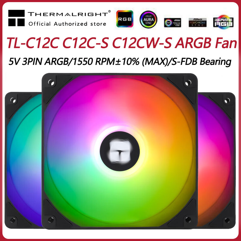 Pc Gaming Case - Thermalright TL-C12C 3 In 1 120Mm