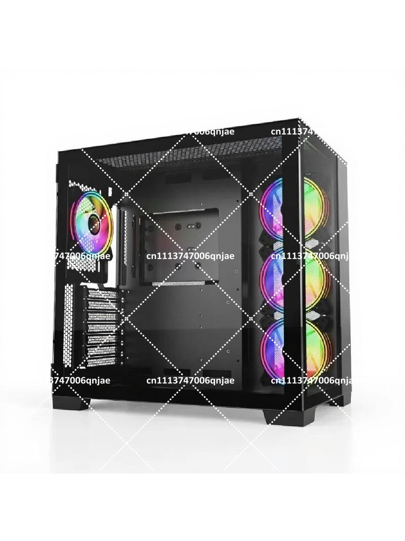 Pc Gaming Case - Casing PC SAMA 360mm Kaca Radiator