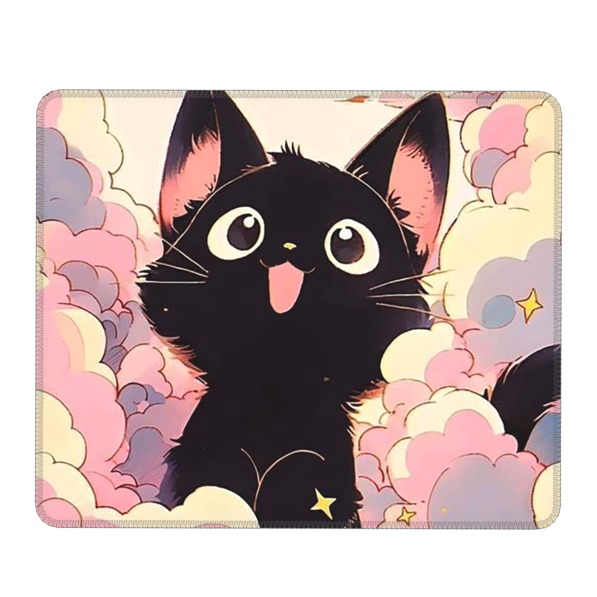 Pc Gaming Cloud - Alas Mouse Ilustrasi Kucing Hitam Romantis