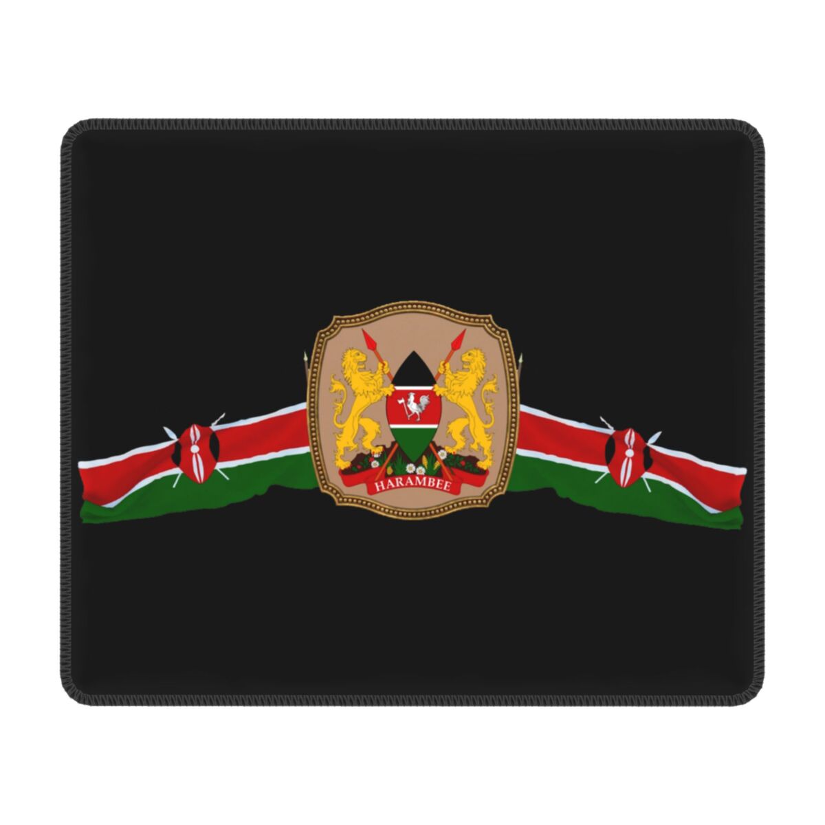 Pc Gaming Kenya - Lambang Kustom Bendera Kenya Alas Mouse