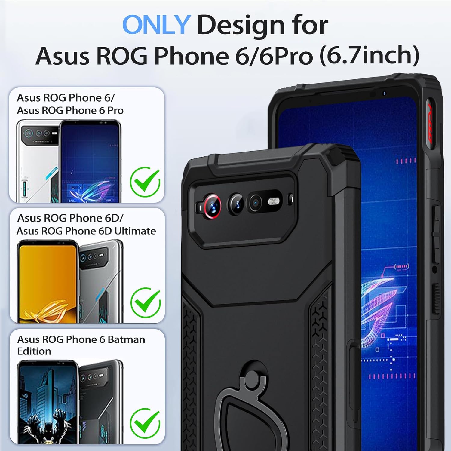 Casing Ponsel ROG 5 Tahan Bent - Pc Gaming Case ulasan dan harga