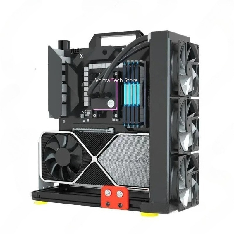 Rangka Casing Komputer Open Ai - Pc Gaming Case ulasan dan harga