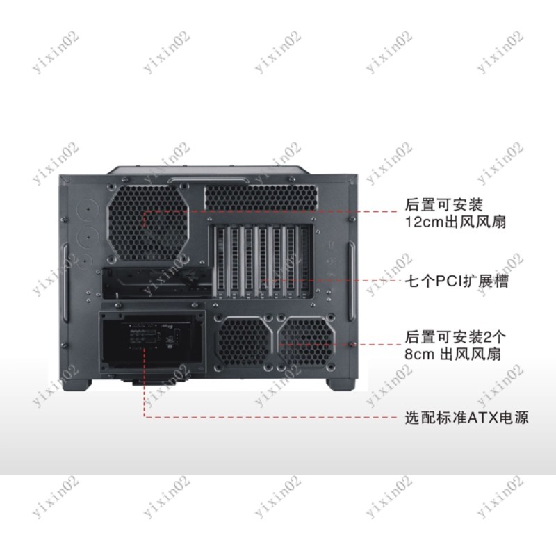 Casing Komputer Motherboard AT - Pc Gaming Case ulasan dan harga