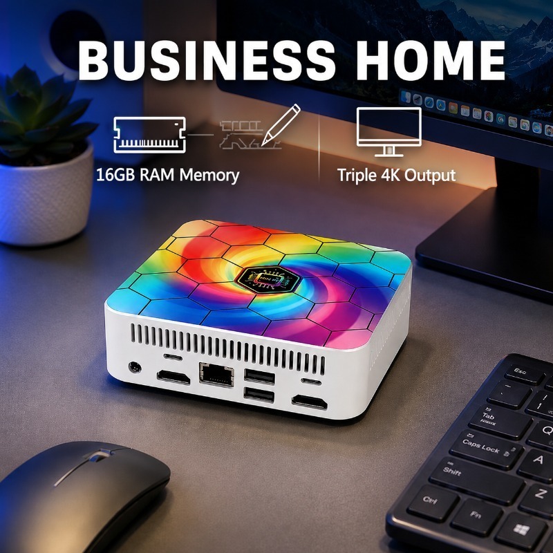Mini PC Multi-Fungsi Berwarna- - Pc Gaming Compact ulasan dan harga