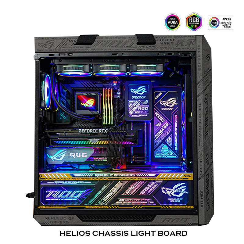 RGB Mirror PC Case Backplate P - Pc Gaming Case ulasan dan harga