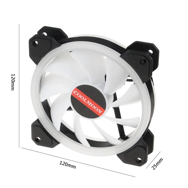 Kipas Pendingin PC RGB 120mm S - Pc Gaming Case ulasan dan harga