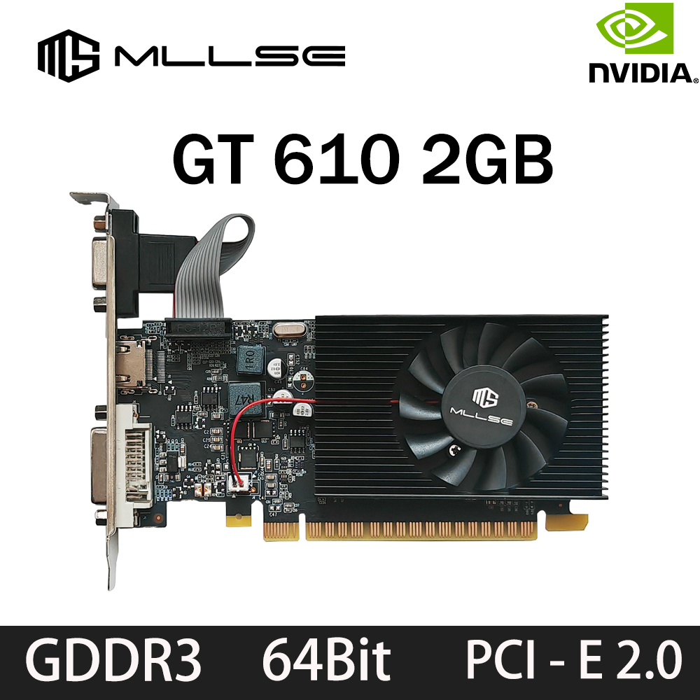 MLLSE GT 610 2GB Kartu Grafis  - Pc Gaming Graphics Card ulasan dan harga
