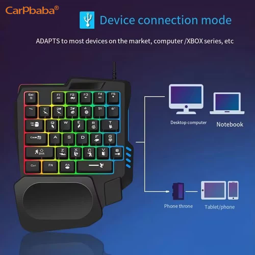 Kit Gaming Satu Tangan USB, Ke - Pc Gaming Compact ulasan dan harga
