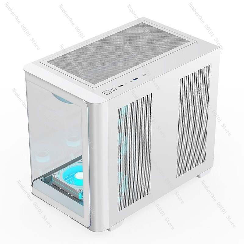 Casing PC Desktop Kaca Lengkun - Pc Gaming Case ulasan dan harga