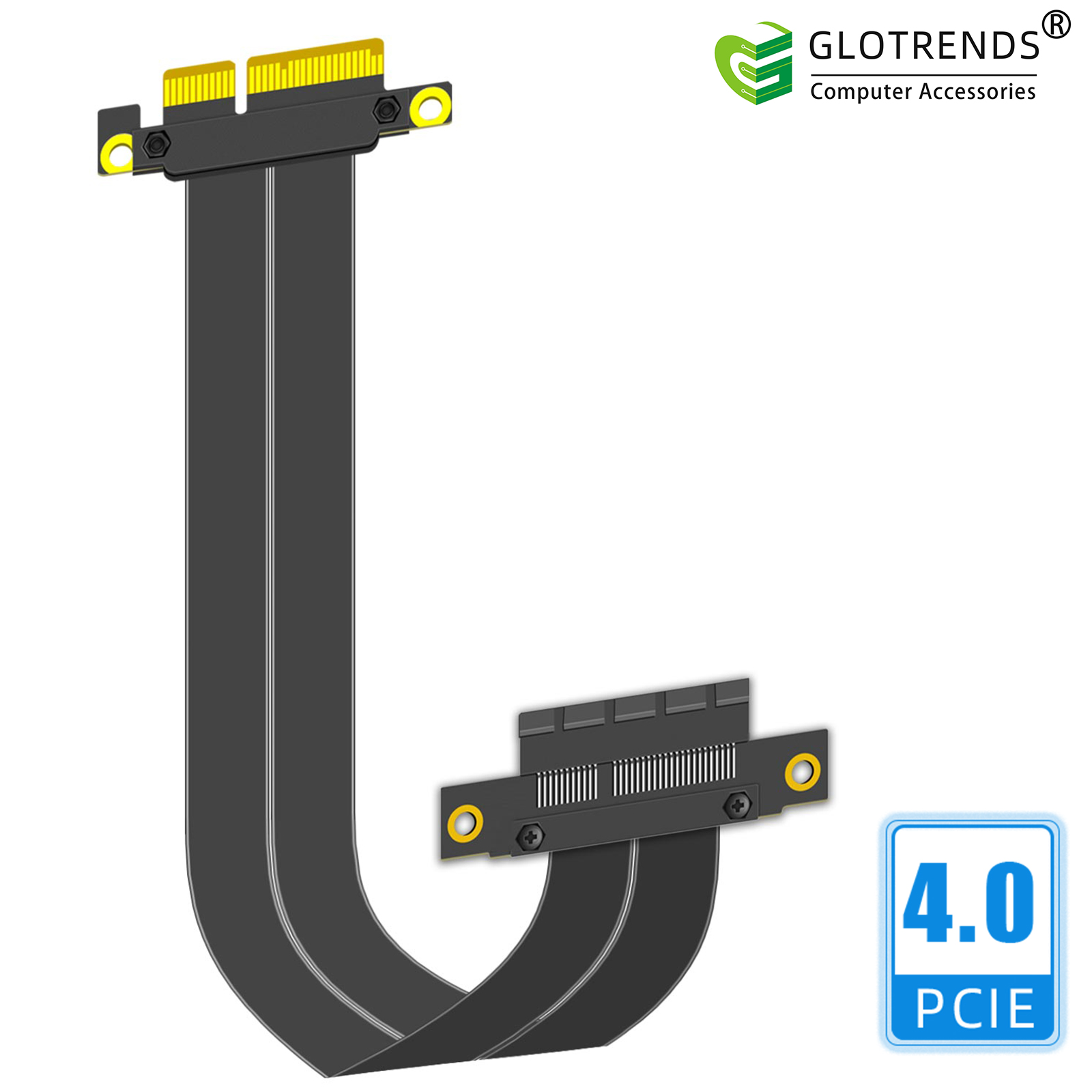 Kabel Riser PCIe 4.0 X4, Sudut - Pcie Riser Cable ulasan dan harga
