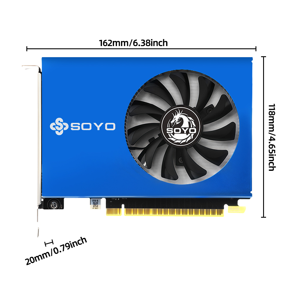 SOYO NVIDIA GeForce GT 730 4GB - Pc Gaming Graphics Card ulasan dan harga