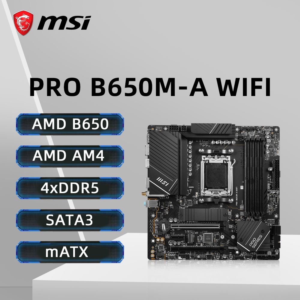 Motherboard MSI PRO B650M-A WI - Pc Gaming I3 ulasan dan harga