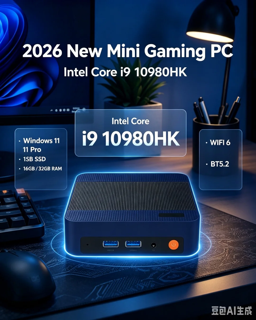 MINI PC Windows 11 Intel Core  - Pc Gaming I3 ulasan dan harga
