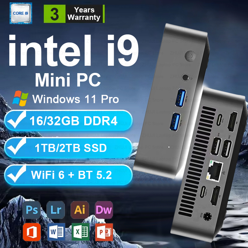 MINI PC Windows 11 Intel Core  - Pc Gaming I3 ulasan dan harga